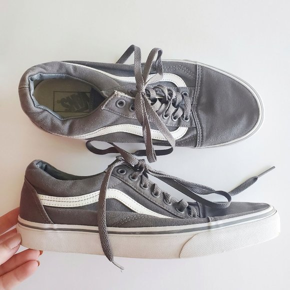 Vans Other - Vans Men's Low Old Skool Grey 9.5 Women's 11